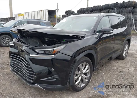 2025 Toyota Grand Highlander Limited z USA, uszkodzony, nr VIN 5TDAAAB5XSS071173